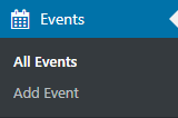 Events Menu
